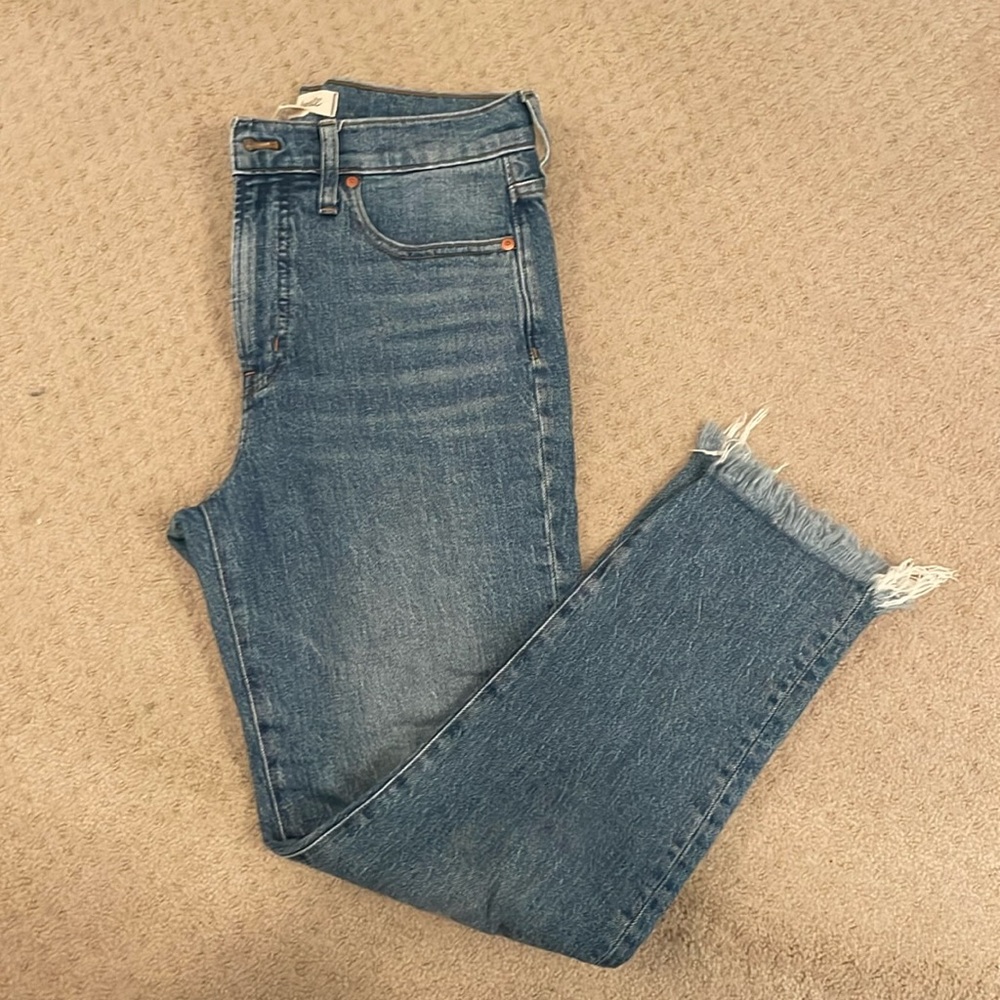 Madewell the perfect vintage jean raw hem